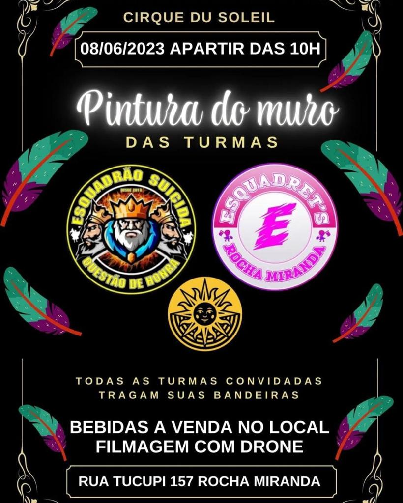 Feriadão é tudo com nós.. Todas as Turmas estão convidadas, só brotar que serão bem vindos 💪🤹🎪🎭