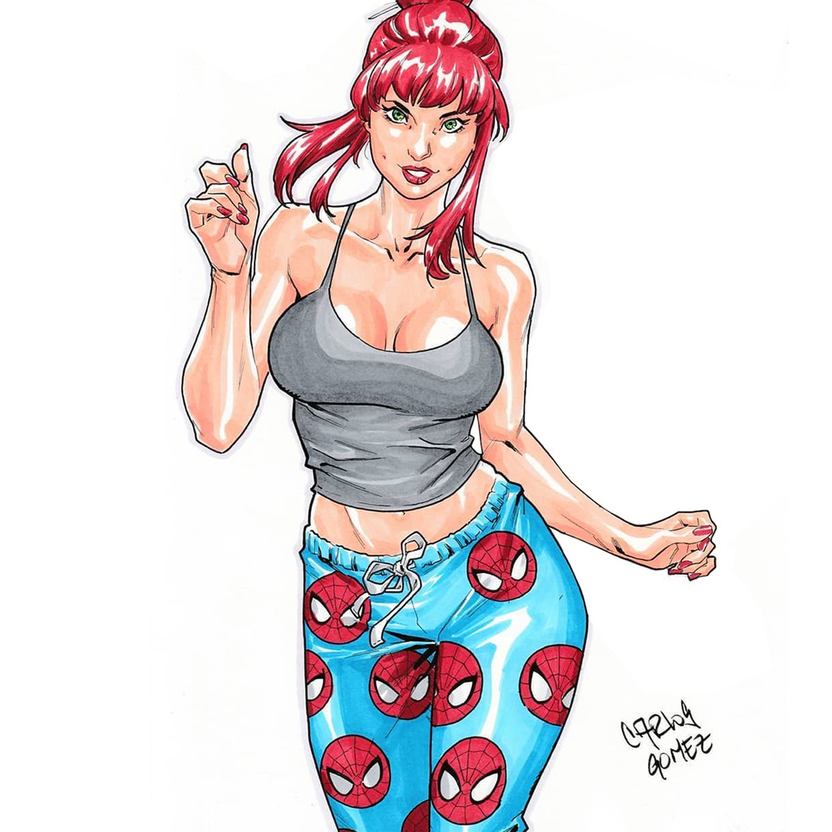 Mary Jane on X: MJ in those Spidey PJs during Amazing Mary Jane