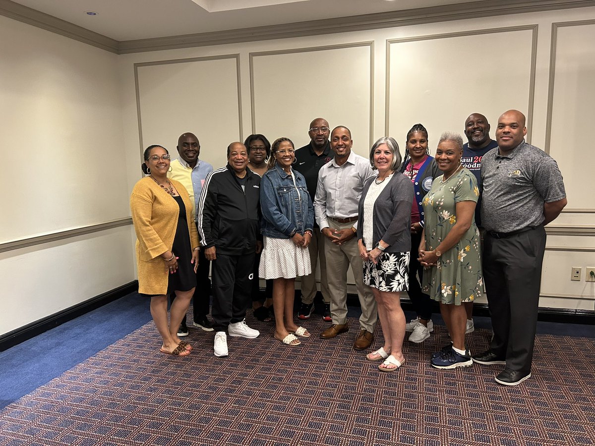 The BCPS Administrative Team recently participated in their Annual Leadership Retreat. Many thanks to our presenters, Dr. Greg C. Hutchings - Restorative Practices, Dr. Nick Sturdifen - LifePush, Engagement,  and Dr. Lori Mueller - Donovan Group. #BrunswickStrong