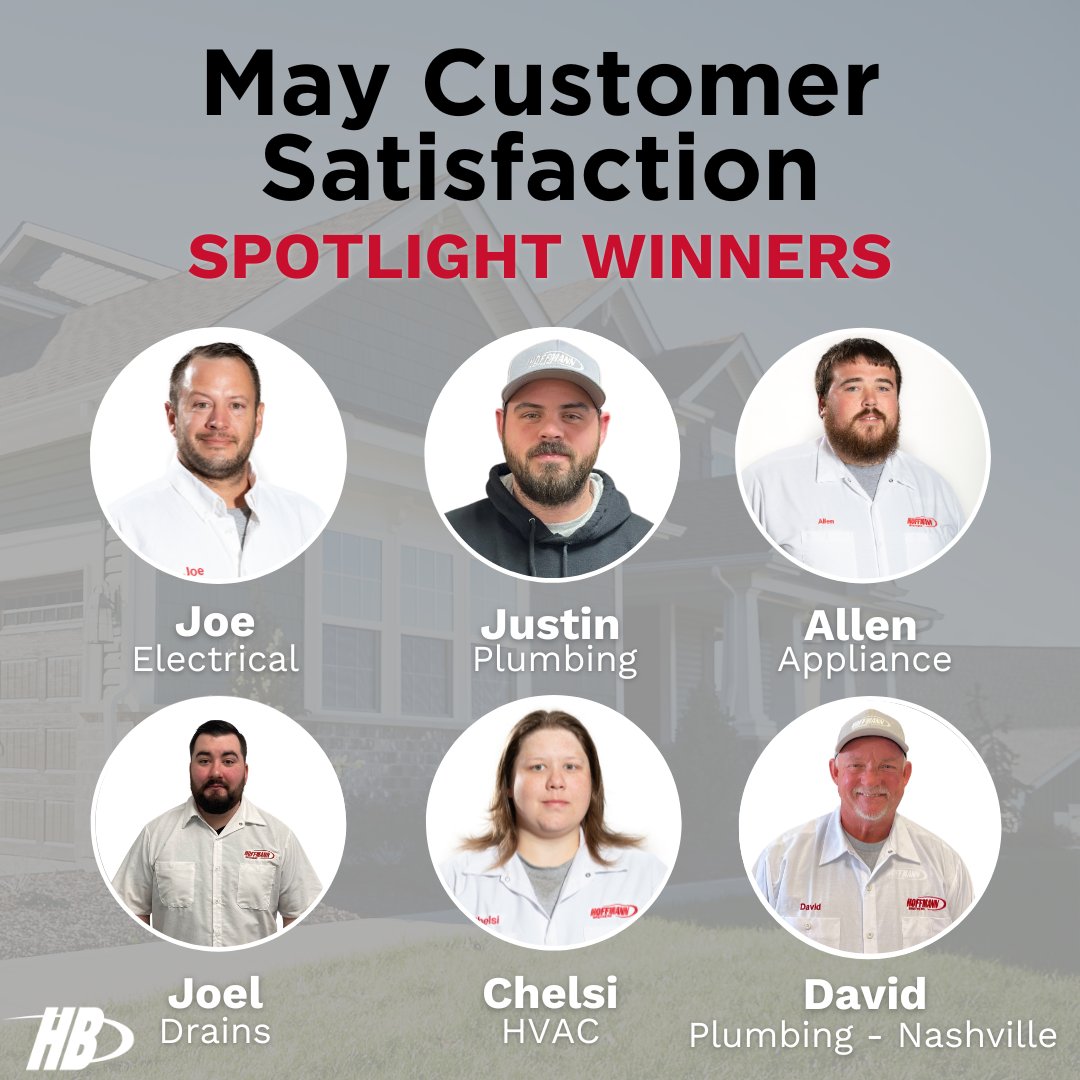 Our May Customer Satisfaction winners! Congratulations to these fantastic field professionals!!!🎉
These individuals received the most positive reviews of their departments in May. We are so lucky to have you on our team!🤩
#customersatisfaction #stl #nashville