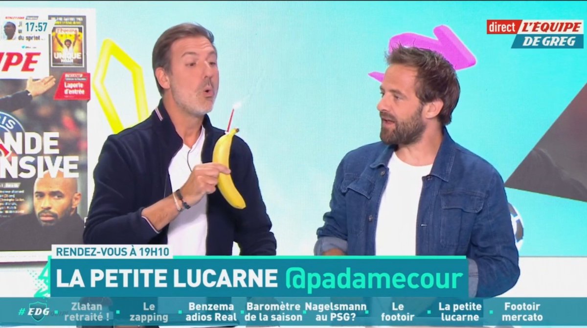 Happy Anniversaire 🎂🍌 Greg pour tes 57 ans... 
<a href="/GregoryAscher/">Grégory Ascher</a> <a href="/padamecour/">Pierre-Antoine Damecour</a>