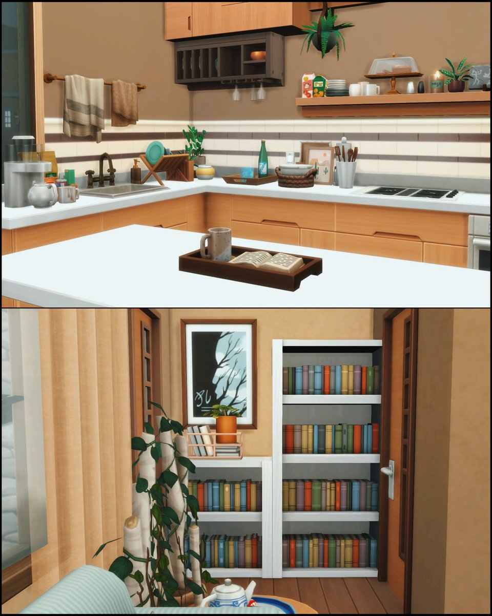 Btw i added new items from the #BookNookKit to Theo & Mila's house✨✨
Gotta say it looks way more cosy right now
@TheSims
#ShowUsYourBuilds #PS4