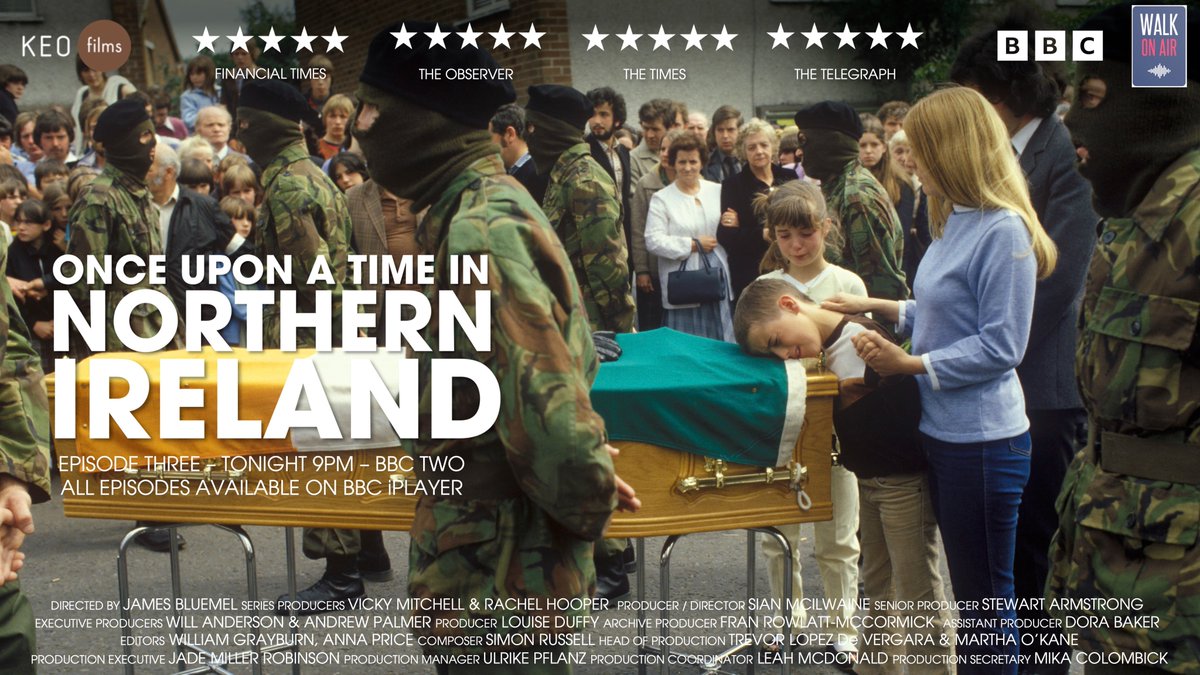Episode three of Once Upon a Time in Northern Ireland is on tonight on <a href="/BBCTwo/">BBC Two</a> at 9pm. 

#OnceUponATimeInNorthernIreland #Troubles #OnceUponATimeInIraq #documentary #BBC2 #BBCiplayer