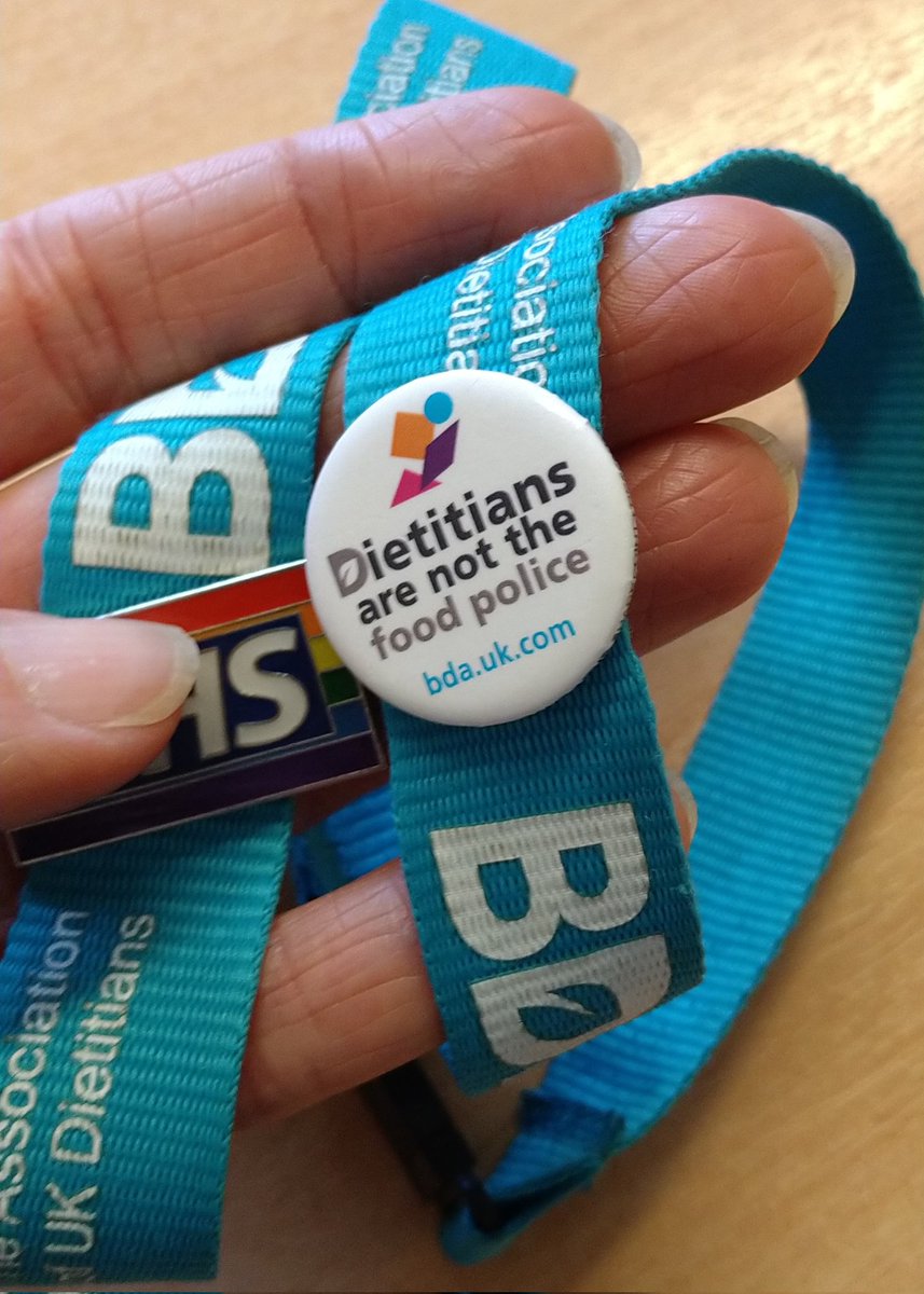 It's Dietitian's Week 2023! I've lost count how often this badge has come in handy over the last year #DW2023 #WeAreDietetics