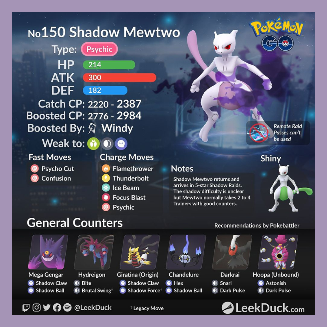 pkmshinylovers's tweet image. 😈SHADOW MEWTWO BEST COUNTERS😈
We can do Shadow Mewtwo raids directly on your account
We guarantee the catch with 15/20 people per raid
Only €2 / $2.15!!
DM us

#mewtwo #shadow #shadowraid #pokemongo #shiny #pokemon #nintendo #pokemonart #pokemoncommunity #pokémon #pokemontcg