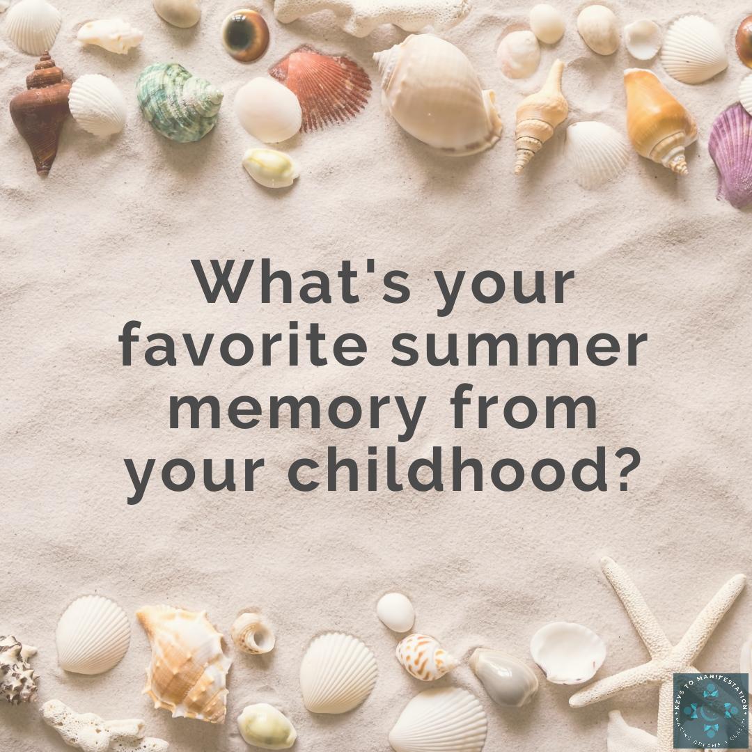 What's your favorite summer memory from your childhood? Was it playing outside with friends, going on family vacations, or indulging in summer treats? Cherish those happy memories together! #SummerMemories #ChildhoodNostalgia #FamilyVacations