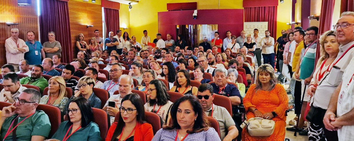 sg_uto_ugt's tweet photo. El sábado vivimos una emocionante asamblea en la que el compañero, Moisés Morales, fue elegido Secretario General de la sección #UTOUGT #Jerez con el 96,3% de los votos
¡Enhorabuena! 👏
#LaFuerzadelaTransformAcción
🔗 https://t.co/61T94kmYLg https://t.co/wzN376R4mg