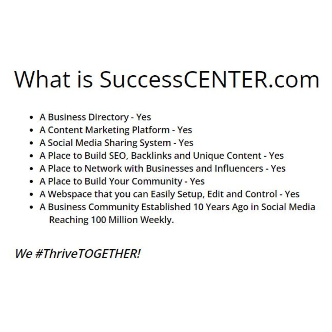 AFF_Europe_Ltd's tweet image. What is Success CENTER???

---&amp;gt;link.heropost.io/Success-Center

#SuccessTRAIN #BusinessMonday #BusinessLift 
#BusinessSolution #spdc #BusinessTip #B2B