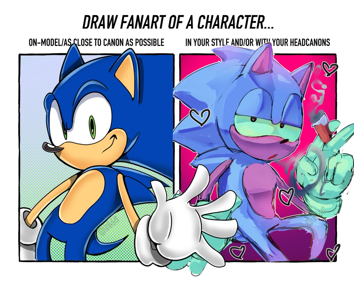 So I gave thisss thing a try!!!
this made me notice how out of model I draw sonic but whatever lmfaoo!!!!!