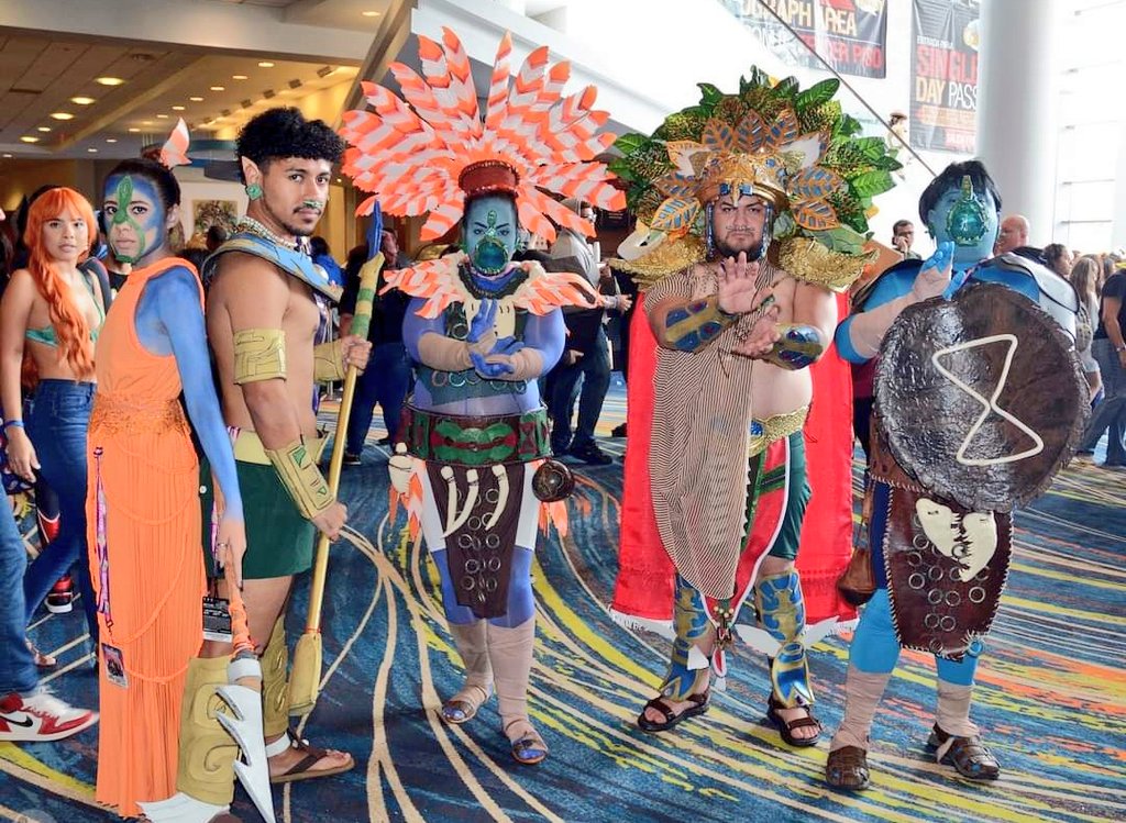 Reinapantera's tweet image. There at #PRCC2023 with more Talonikenses 😇😇😇 two version of Namora 🥰

#PRCC #COSPLAY #COSPLAYGIRLS #WAKANDAFOREVER #Wakanda4eva #Namor #Namora