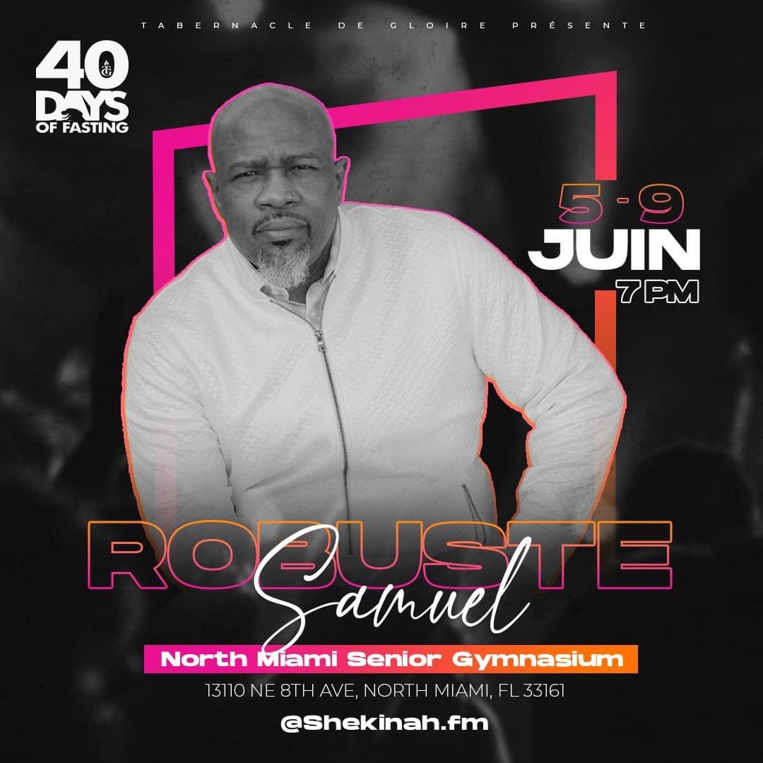 MizikPromo's tweet photo. 🚨Aswè a vin adore ak nou avèk Pasteur Samuel Robuste🔥 #40joursdejeune2023 #Shekinahfm  #gregorytoussaint https://t.co/7kbAwKX5Gq