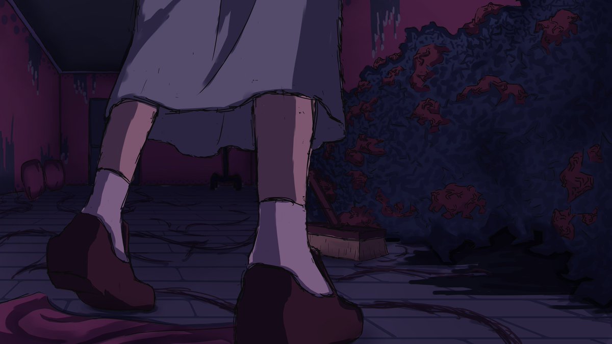 MonoGameDev's tweet image. #Aauhhl on her cleaning duty. #Zzzzou is helping out next room