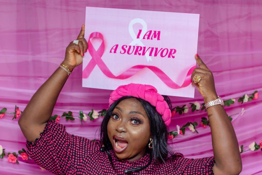 Olusholakapo's tweet photo. Yaay!🎊🎉
It’s National Cancer Survivors Day🎀🎗️
I celebrate myself for fighting the beast and staying alive through the help of Almighty God. 
#NCSD2023  #Survivor #Grateful #GodsMercy 
#BreastCancerSurvivor #MemoirsOfASurvivor #CancerLifeCoach  #CoachOlusholakapo #Olusholakapo https://t.co/V9wgWO0G3y