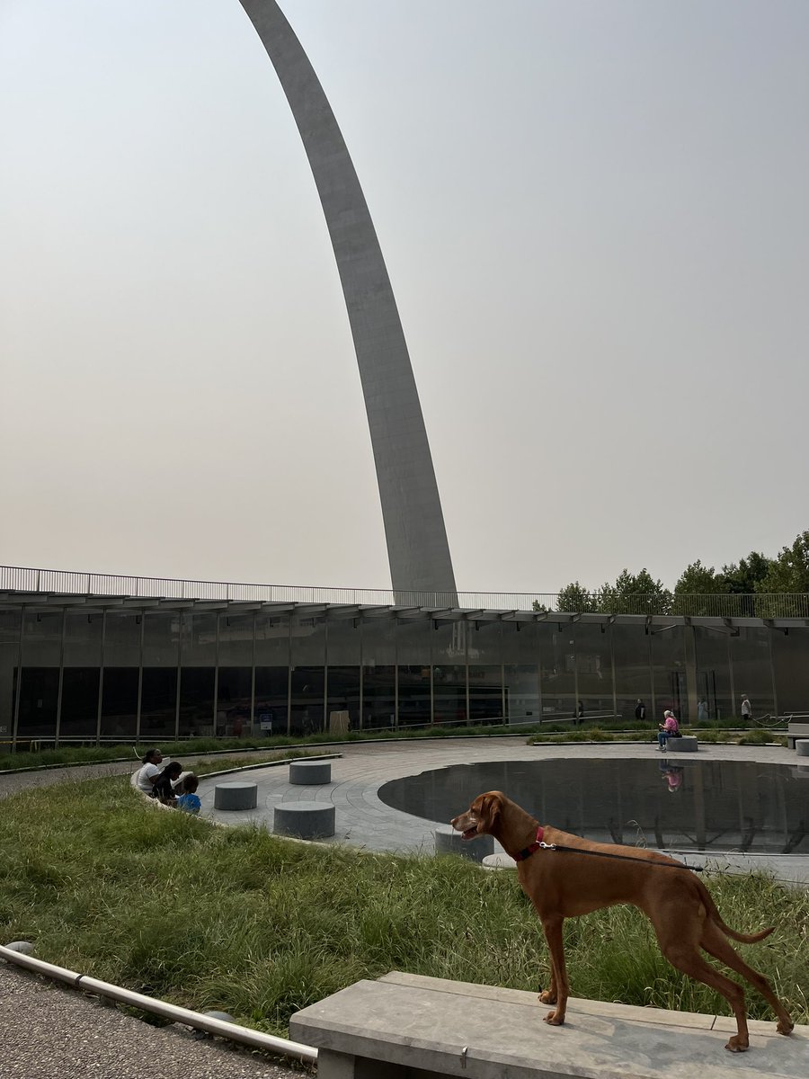 Still trying to figure out how the “ Gateway Arch “ is <a href="/NatlParkService/">National Park Service</a> park not just a national monument. But either way we hit National Park number 9 today. Hopefully 2 more then back home by Saturday.  Goal is all 61 by age 61 #NationalParks #America