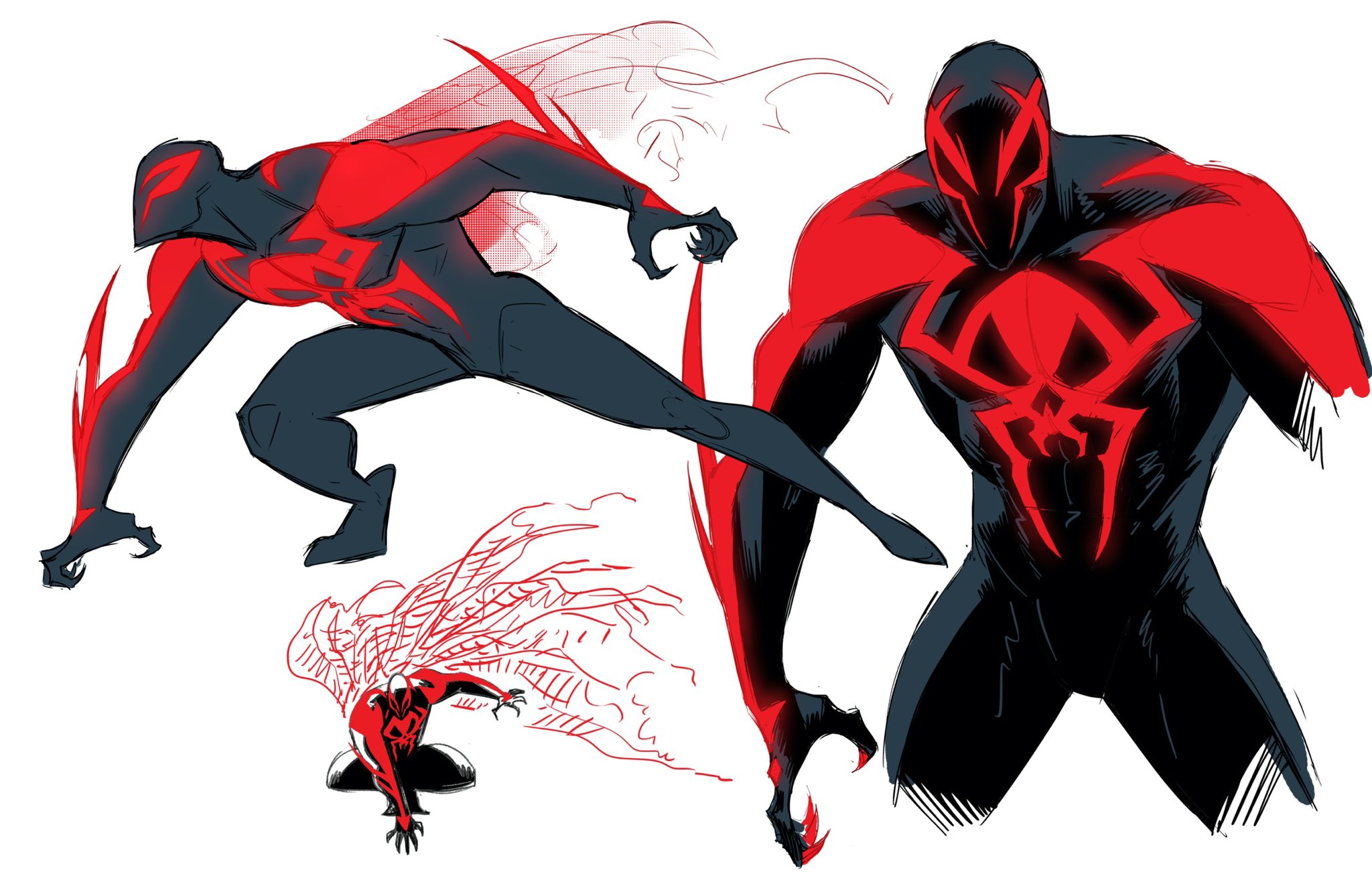 Welcoming new friends to our imagined Spider Society. See more custom  #SpiderVerse #Spidersona art! (🎨: @kristaferanka)