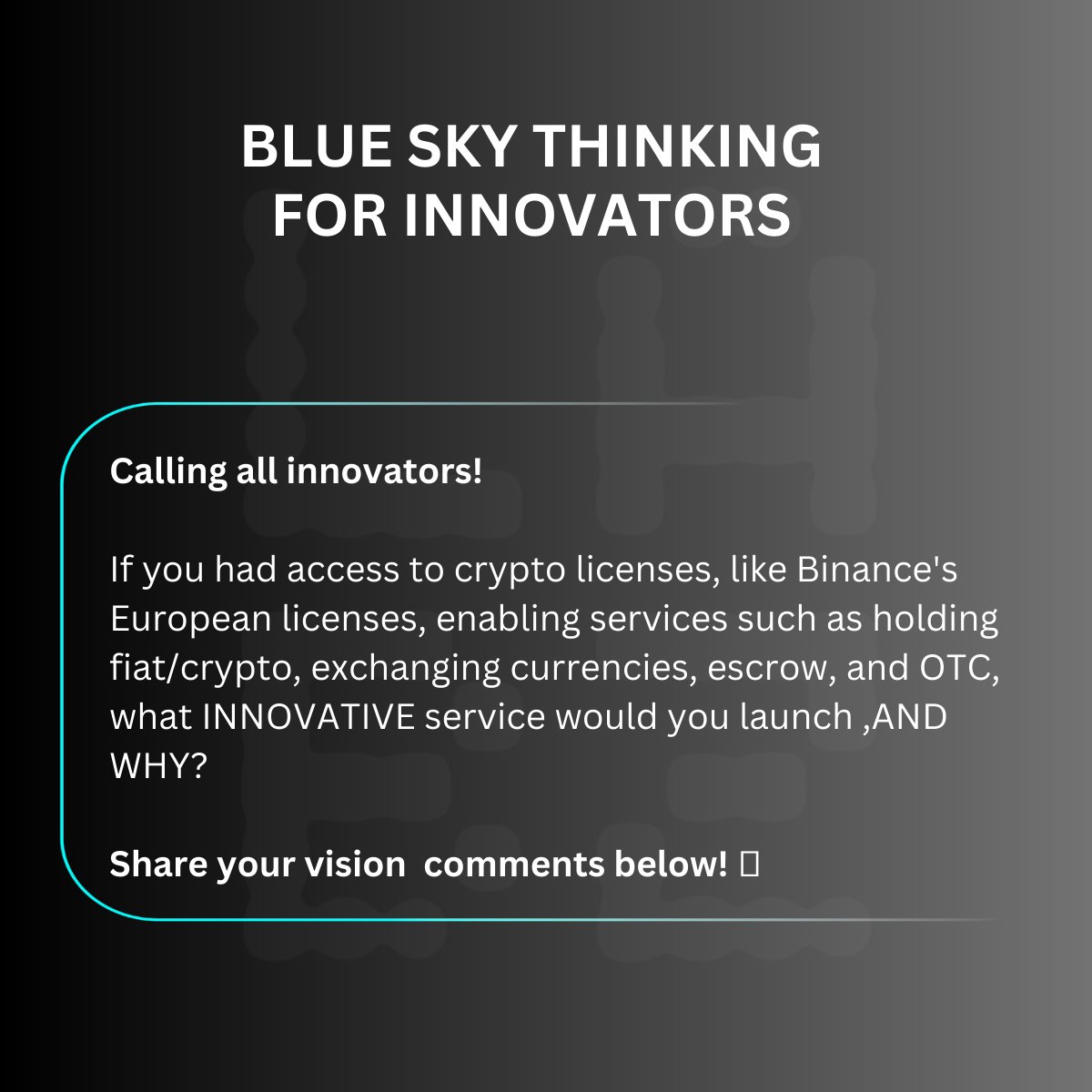 linkedin.com/feed/update/ur… 
please visit our linkedin,,, 
#innovation #bsc #deeptech #webuild #dprofessor #thelabz  <a href="/VitalikButerin/">vitalik.eth</a> <a href="/rogerkver/">Roger Ver</a> <a href="/aantop/">DYAN SETYO WAHYUDI</a>
<a href="/TimDraper/">Tim Draper</a> <a href="/SatoshiLite/">Charlie Lee Ⓜ️🕸️</a> <a href="/APompliano/">Anthony Pompliano 🌪</a> <a href="/ErikVoorhees/">Erik Voorhees</a> <a href="/ToneVays/">Tone Vays</a>
<a href="/officialmcafee/">John McAfee</a> <a href="/IvanOnTech/">Ivan on Tech 🍳📈💰</a> <a href="/BVBTC/">Brekkie⚒️</a>
<a href="/danheld/">Dan Held</a> <a href="/LayahHeilpern/">Layah Heilpern</a> <a href="/KennethBosak/">₿rokenn</a>