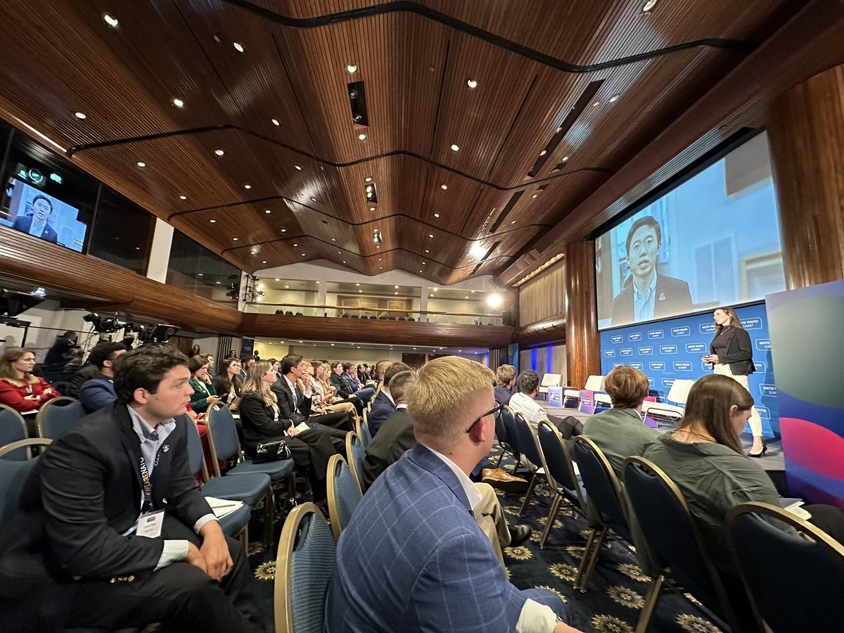 Beyond proud to see the William &amp; Mary Global Innovation Challenge (<a href="/wmgic/">William & Mary Global Innovation Challenge (WMGIC)</a>) announce the 2023 #WMGIC x <a href="/NATO/">NATO</a> Countering Disinformation Challenge at the #NATOYouthSummit hosted by @wgc_wm and <a href="/khfloyd/">Kay Floyd</a> featuring NATO Sec Gen <a href="/jensstoltenberg/">Jens Stoltenberg</a>, <a href="/NATO_SACT/">NATO Supreme Allied Commander Transformation SACT</a>, <a href="/UnderSecStateP/">Allison M. Hooker</a> &amp; more.