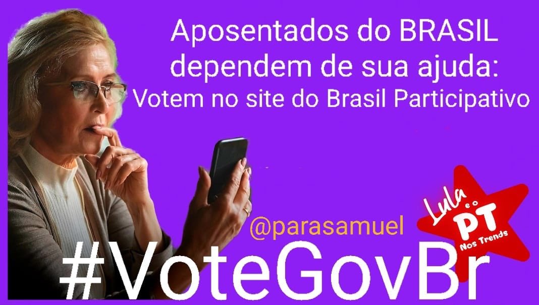 fatima_arap's tweet photo. "Familiares, amigos, vamos juntos garantir a proteção dos aposentados nas urnas.
Vote 👇👇
https://t.co/dLWHOh3Dmf
@ricardo_nunessp
@camarasaopaulo
@DrMiltonpsd
@DrSidneyCruz
@edirsales
@veramagalhaes
#VoteGovBr" https://t.co/BdrvSKjM8K