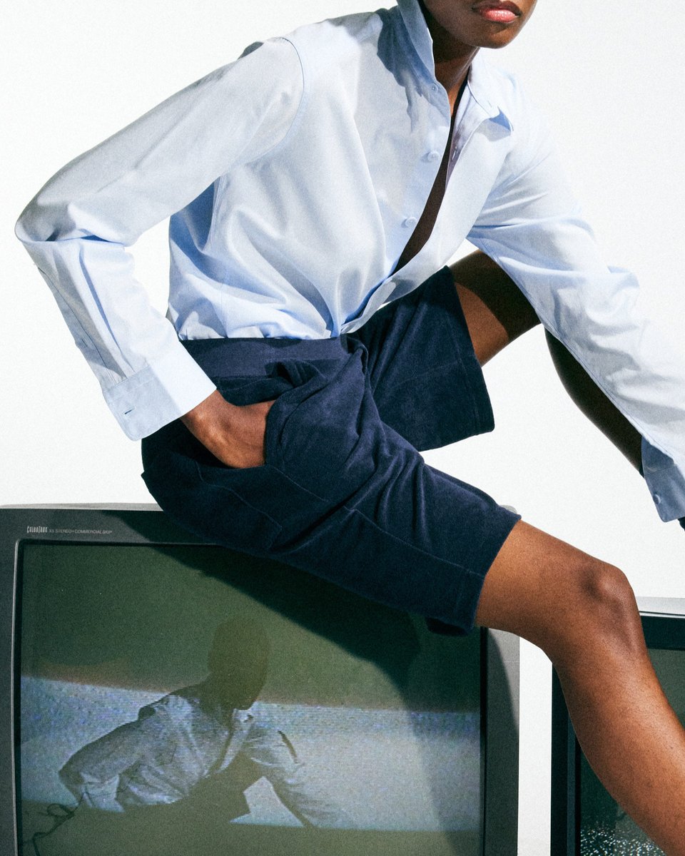 tibi's tweet image. The Pontdexter Sandal, The Summer Terry Short, The Pontdexter Sandal, The Tropical Wool Cutout Sleeve Marlon Blazer &amp;amp; The Classic Sock.