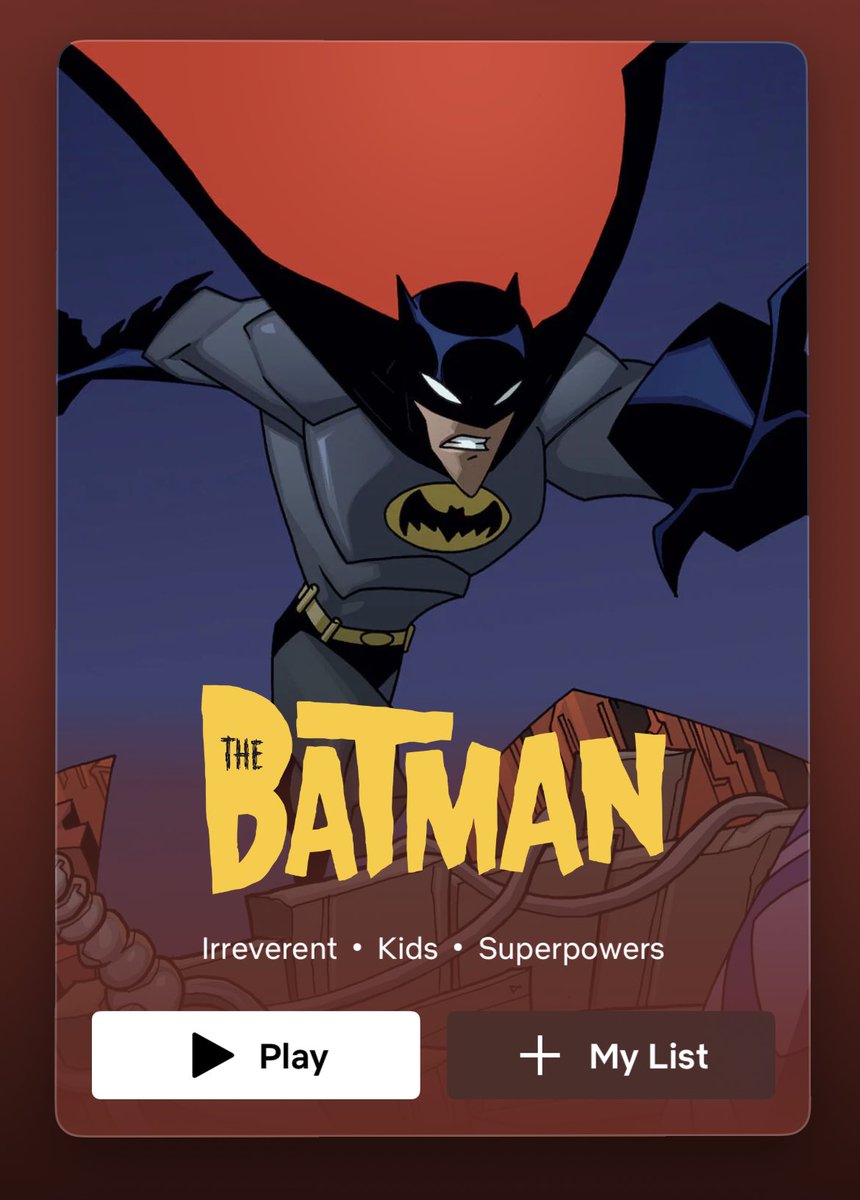 Looks like “The Batman” is on Netflix!