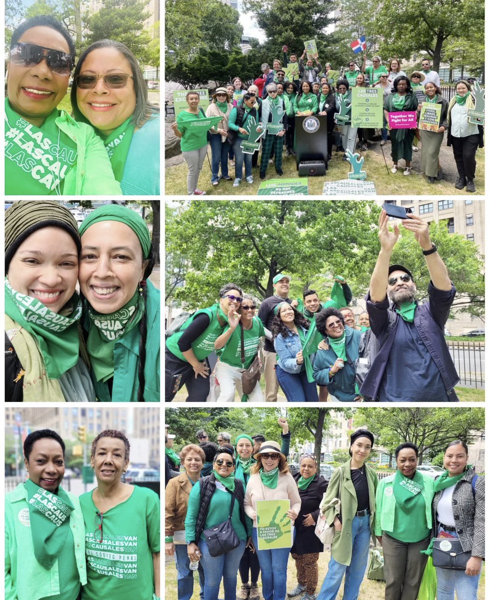 En nombre del Caucus Nacional de Mujeres Dominicanas GRACIAS TOTALES a todas las personas que nos acompañaron en el plantón de ayer desde la diáspora en apoyo a @rd3causales y demandado que @luisabinader cumpla con su promesa de campaña.
#yodecido #derechosdelamujer  #rd3causales