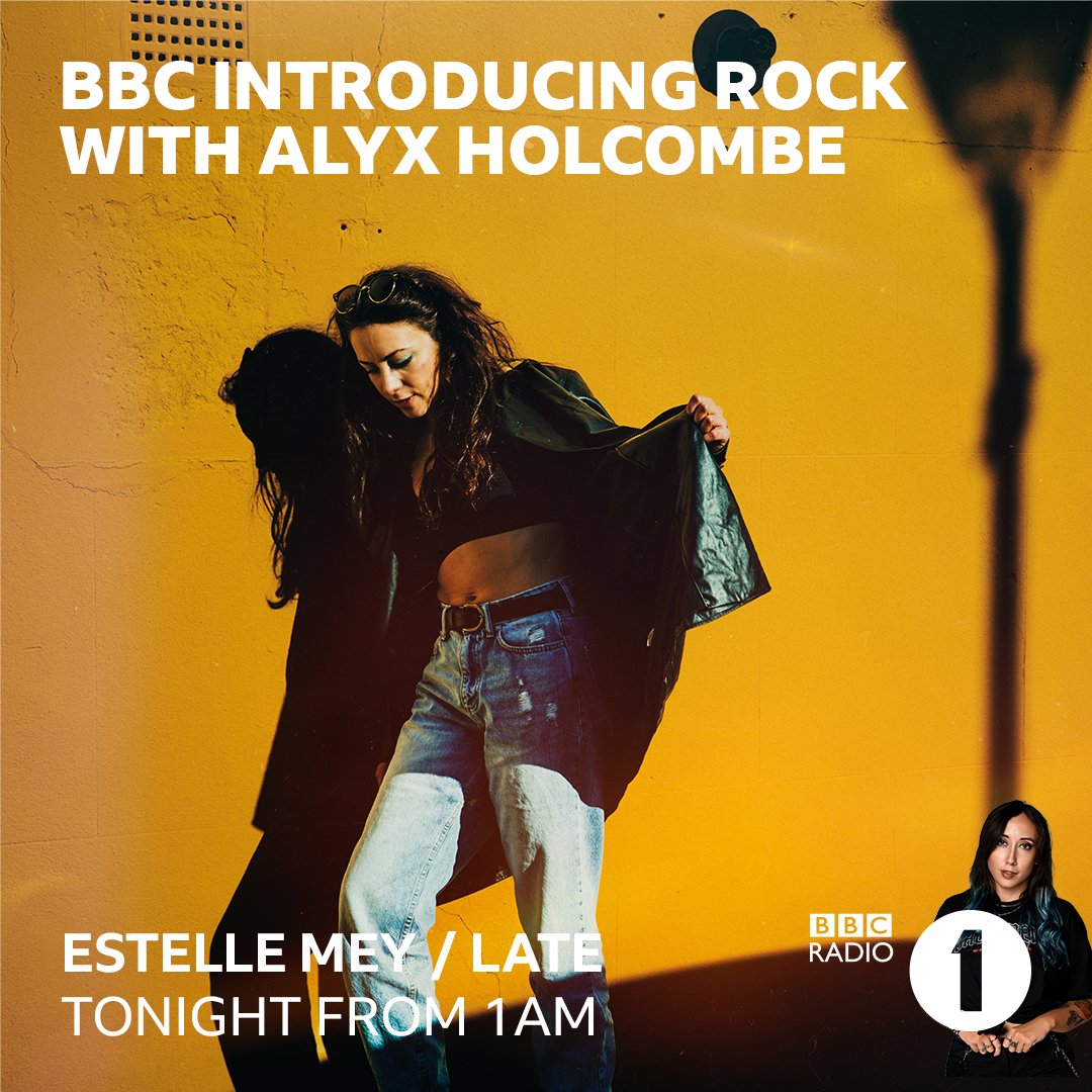 Estelle Mey (@estellemeymusic) on Twitter photo See you tonight on <a href="/BBCR1/">BBC Radio 1</a> with the amaaaaazing <a href="/AlyxHolcombe/">Alyx Holcombe⚡</a> on her Intro Rock show , from 1 am!!! Thank you so much for playing LATE on your show!!🔥🔥🔥💚🖤
See you from 1 am on Radio 1 on 97-99FM/DAB!!
#bbcr1 #alyxholcombe #introducing #introrck See you tonight on <a href="/BBCR1/">BBC Radio 1</a> with the amaaaaazing <a href="/AlyxHolcombe/">Alyx Holcombe⚡</a> on her Intro Rock show , from 1 am!!! Thank you so much for playing LATE on your show!!🔥🔥🔥💚🖤
See you from 1 am on Radio 1 on 97-99FM/DAB!!
#bbcr1 #alyxholcombe #introducing #introrck