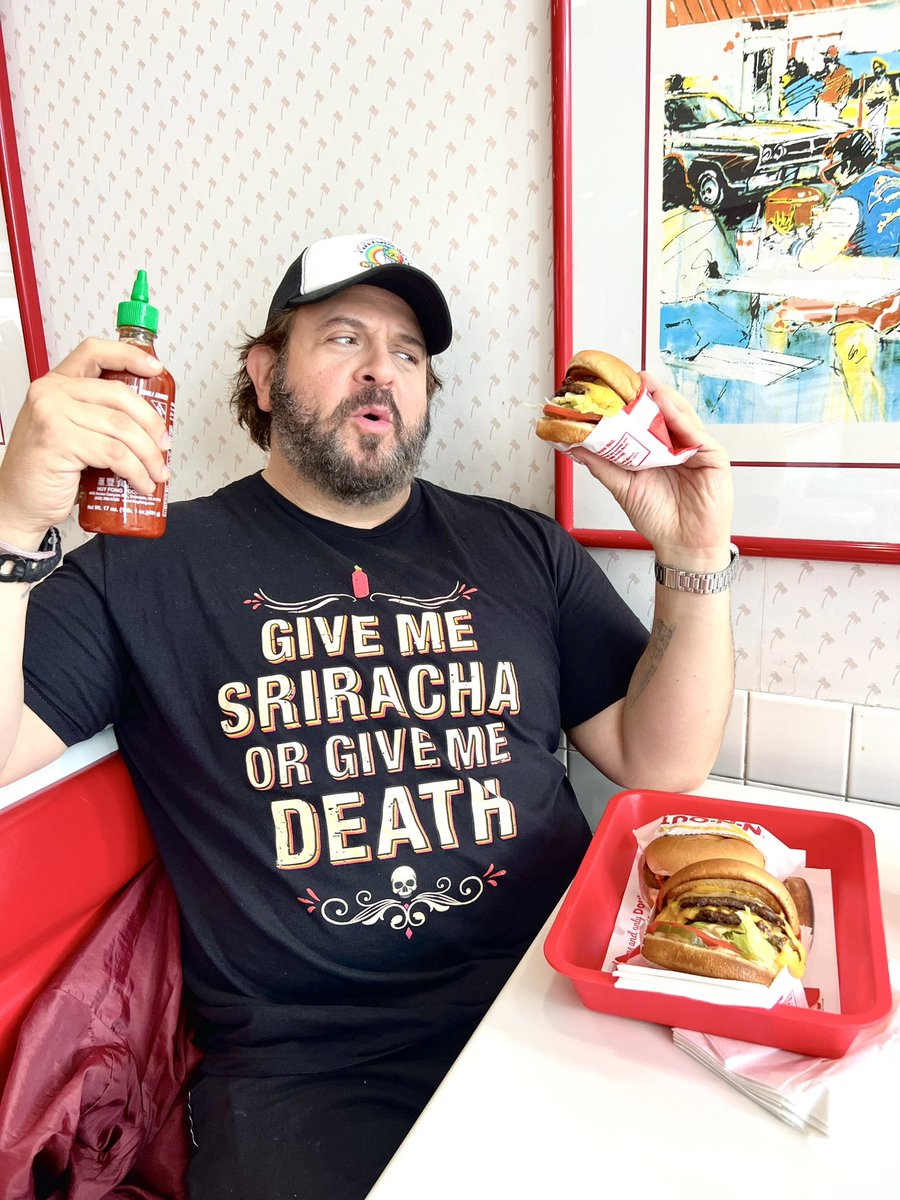 Doing my part to increase awareness during this crippling sriracha shortage so I made this shirt. Available for a limited time only represent.com/store/adam-ric…