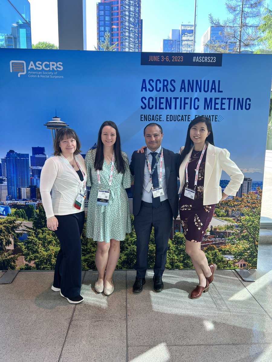 Swedish Colon and Rectal Surgery enjoying our time at #ASCRS23 @lailara58
