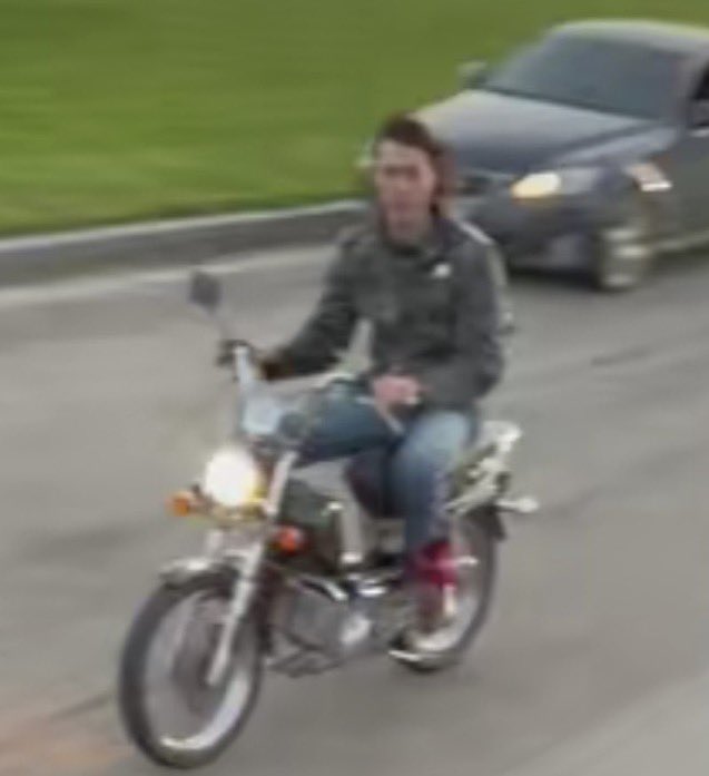 imagine driving on the road and then you get t boned by wyatt shears on a motorbike