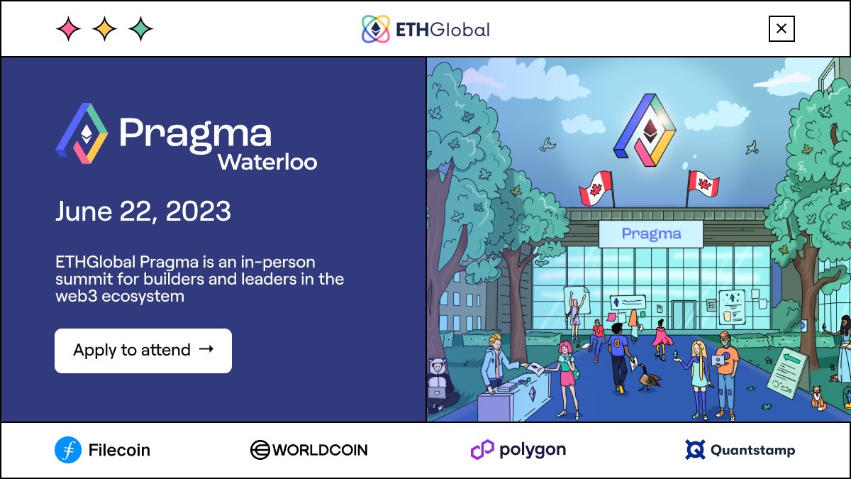 ETHGlobal's tweet photo. 🍁 Pragma Waterloo

Our next Pragma is welcoming three founders who left an undeniable mark on the web3 ecosystem.

🔹 @VitalikButerin ⎯ @ethereum
🔹 @BennyGiang ⎯ @futureprimitive
🔹 @ilblackdragon ⎯ @NEARProtocol

🔻 Be part of the conversation: https://t.co/bFGKVFXTcp https://t.co/hmZn3rDbbO