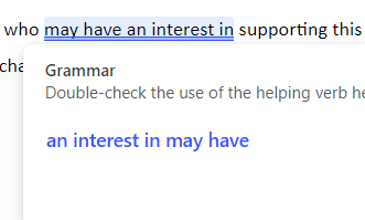 Yoda grammar check