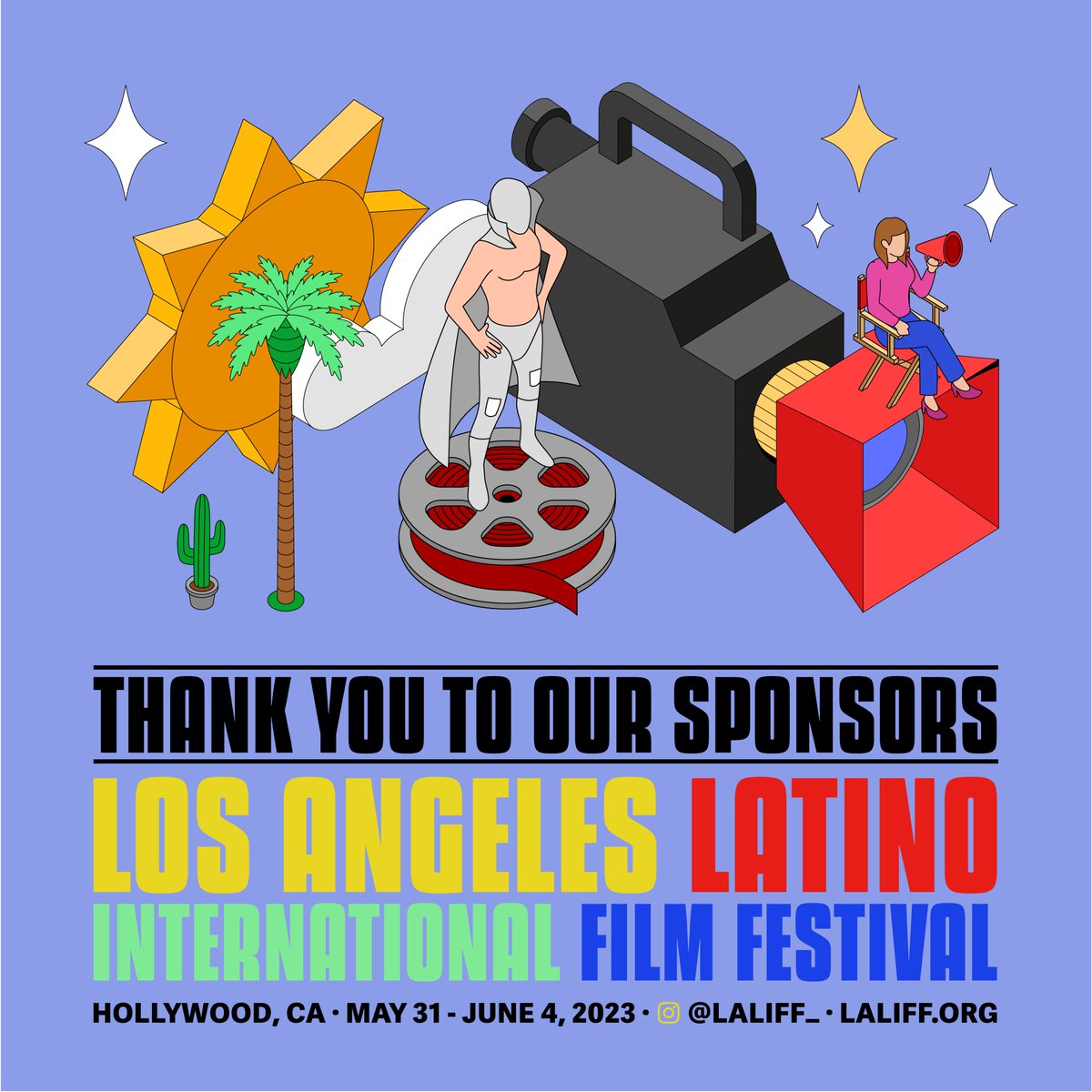 We are always so grateful for the Sponsors who help bring LALIFF to life every year. Thank you for all you do and for helping make #LALIFF2023 so special.
