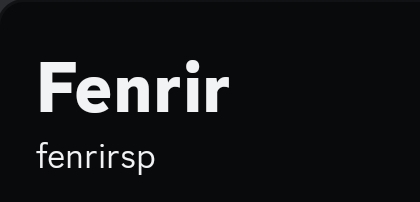 It appears all 2015 Discord accounts got hit with the forced account name change. Feels bad not getting og Fenrir, but this will have to do. No caps also bothers the hell outta me. Still have no idea why they thought this was a good idea overall