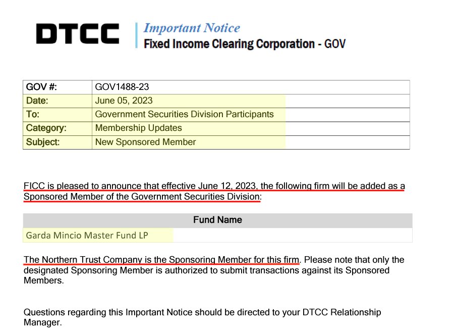 McSqueezyTheCow on Twitter "DTCC issuing an important notice today