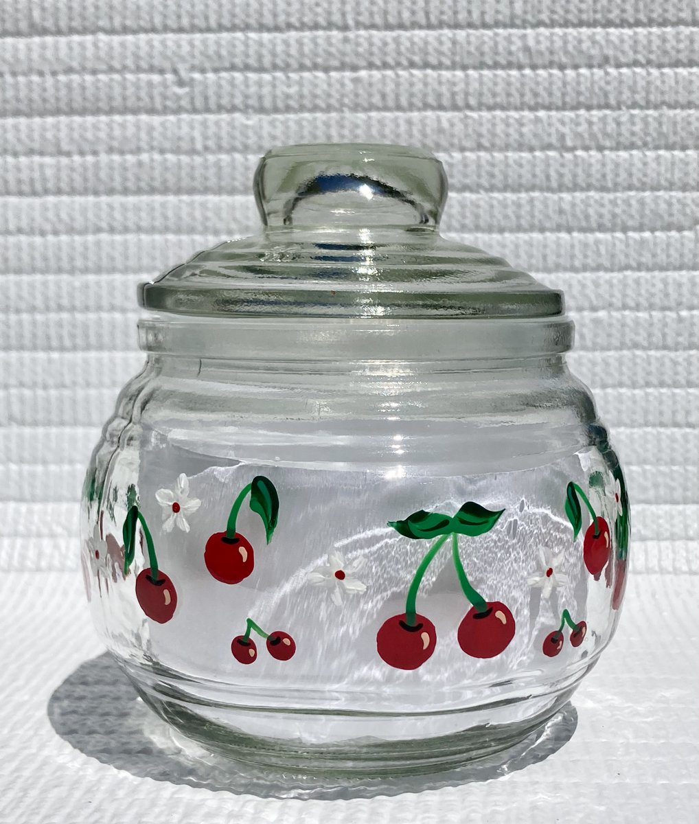 etsy.com/listing/148721… #sugarbowl #cherrysugarbowl #cherrydecor #SMILEtt23 #homedecor #kitchendecor #freeshipping