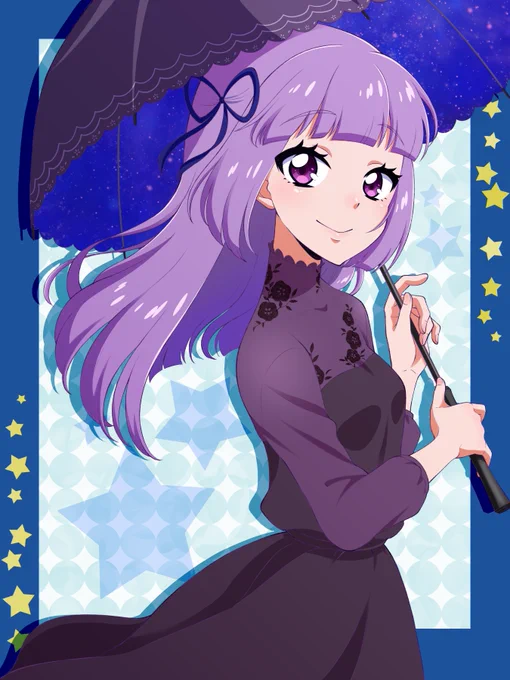 流れ星の民の姫なスミレちゃん #aikatsu #おとなりに銀河