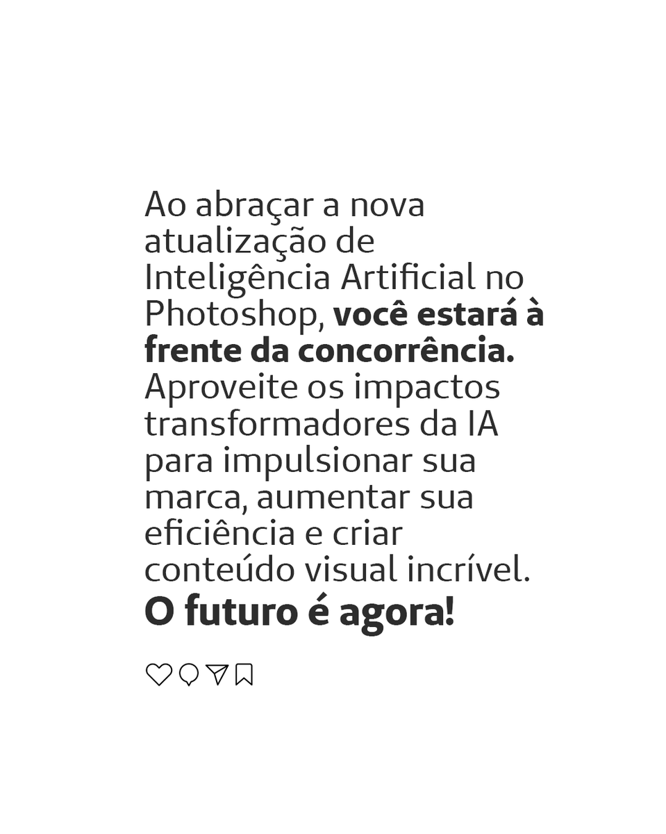 Elo3Comunicacao's tweet photo. Explorando as fronteiras da criatividade! 
Analisamos o mundo da inteligência artificial do Photoshop e os resultados nos deixaram sem palavras. 🤯🖌 https://t.co/C2zx5DzWim