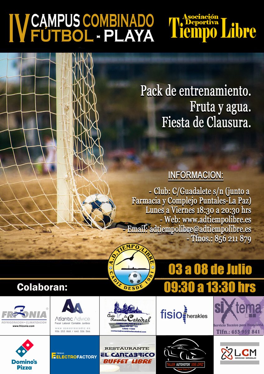 Un año más trabajando en nuestro Campus de Verano y ya son 4.
No lo dudes y sigue disfrutando de tu deporte favorito en vacaciones.