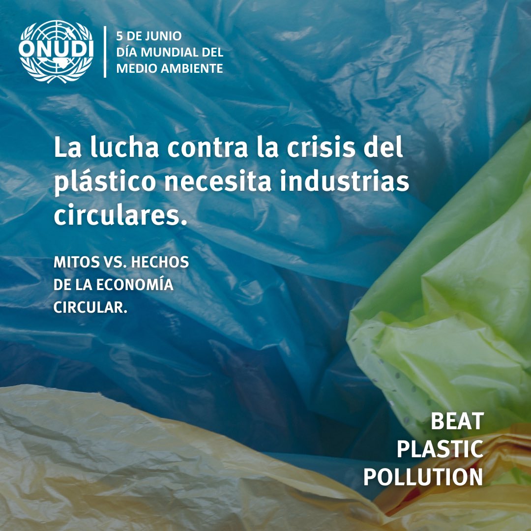 🏭¿Qué puede hacer la industria por la crisis del plástico?

En este #DíaMundialDelMedioAmbiente hablamos de #IndustriasCirculares; la transición desde el tradicional modelo industrial lineal (producir-consumir-desechar), hacia uno circular restaurativo y regenerativo.