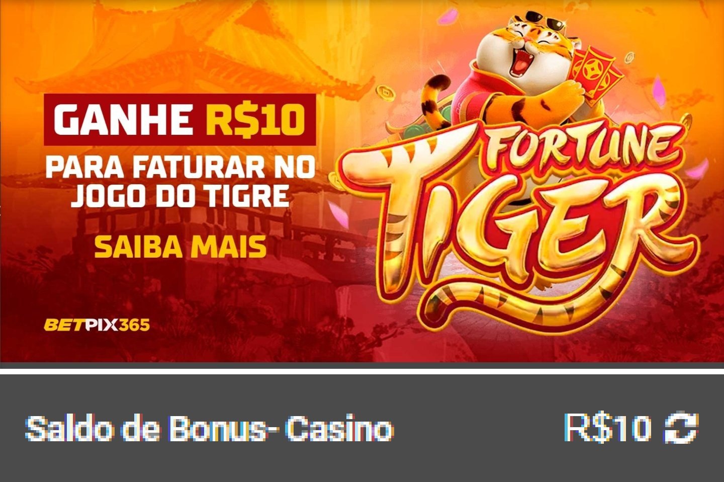 Fortune Tiger com Bônus de Cadastro — 3 Melhores Sites