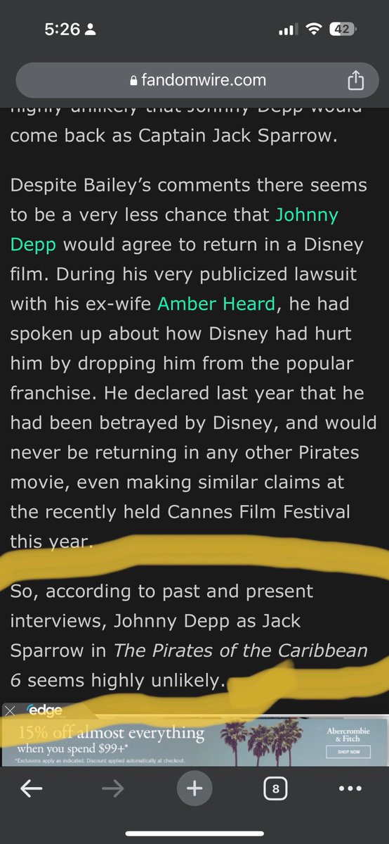 mgaffneyny's tweet image. Here’s why there is a lack of trust in reading news online today, read this whole article excited from 
headline lol 😂 @FandomWire @JohnnyDeppNFT #adsoverjournalism #adsoverreporting