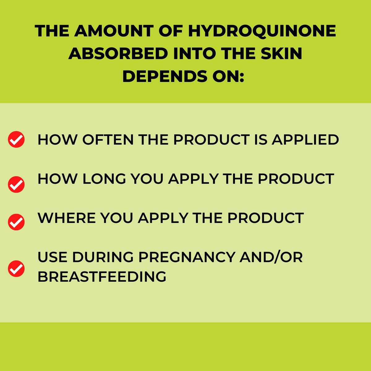 The amount of Hydroquinone absorbed into the skin depends on ways you use the skinlightening products and duration. We have seen many people that have been using these products 15 or 30 years. #endskinlighteninng #fighteningwhitening #endcolorism thebeautywell.org/wp-content/upl…