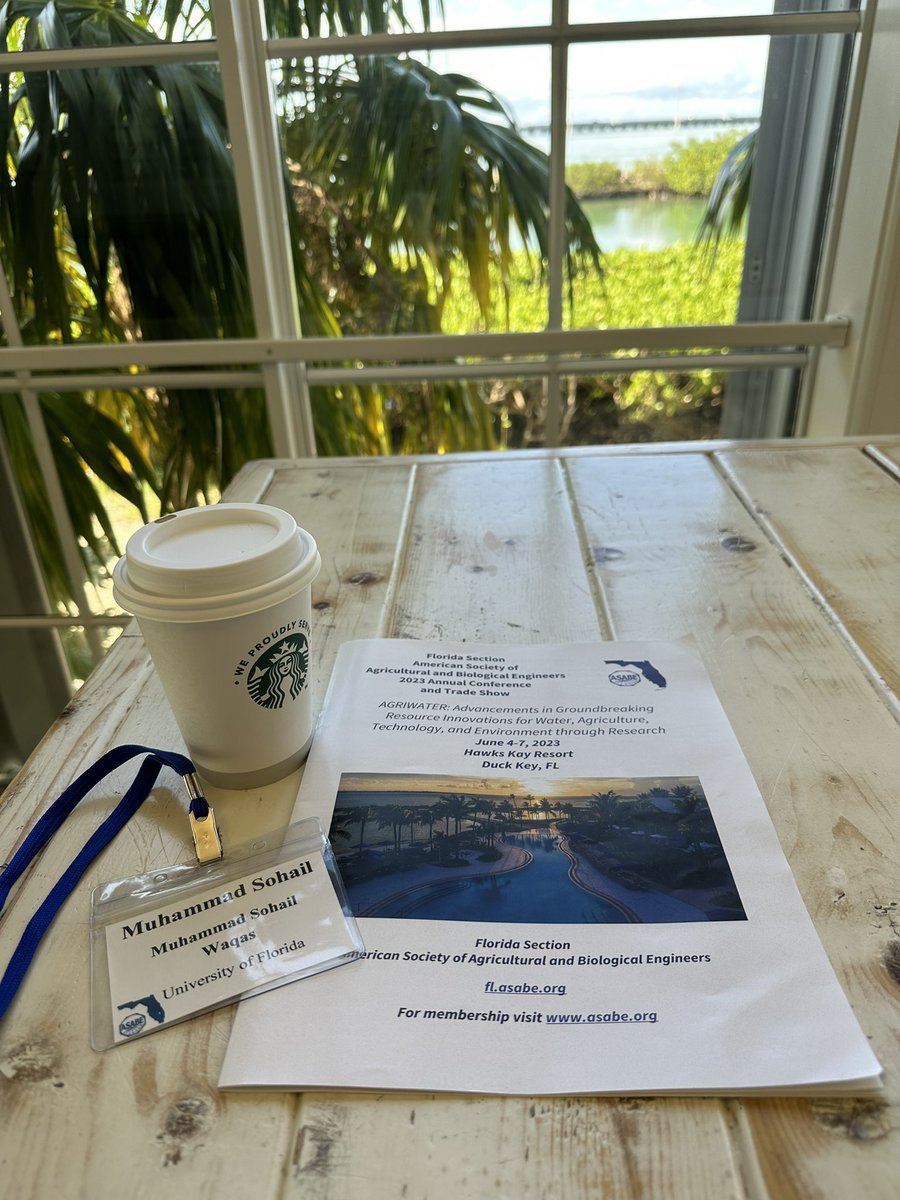 Muhammad Sohail Waqas (P. Eng.) (@sohailwaqasrana) on Twitter photo What are you exploring in science?
Attending <a href="/FL_ASABE/">Florida ASABE</a> conference 2023 to present research from Water resources research lab <a href="/haimwater/">Haimanote Bayabil</a> <a href="/UFTropical/">UF IFAS Tropical Research and Education Center</a>
<a href="/UF_ABE/">UF/IFAS Agricultural and Biological Engineering</a> What are you exploring in science?
Attending <a href="/FL_ASABE/">Florida ASABE</a> conference 2023 to present research from Water resources research lab <a href="/haimwater/">Haimanote Bayabil</a> <a href="/UFTropical/">UF IFAS Tropical Research and Education Center</a>
<a href="/UF_ABE/">UF/IFAS Agricultural and Biological Engineering</a>
