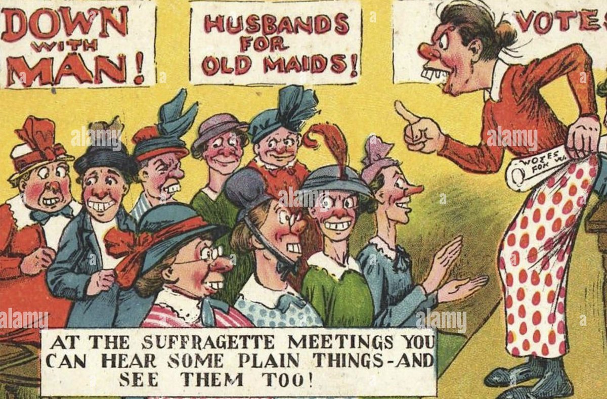 Someone at Oxfam with gender critical views should take them to court. This is how the suffragettes were portrayed over a 100 years ago.
#Oxfam