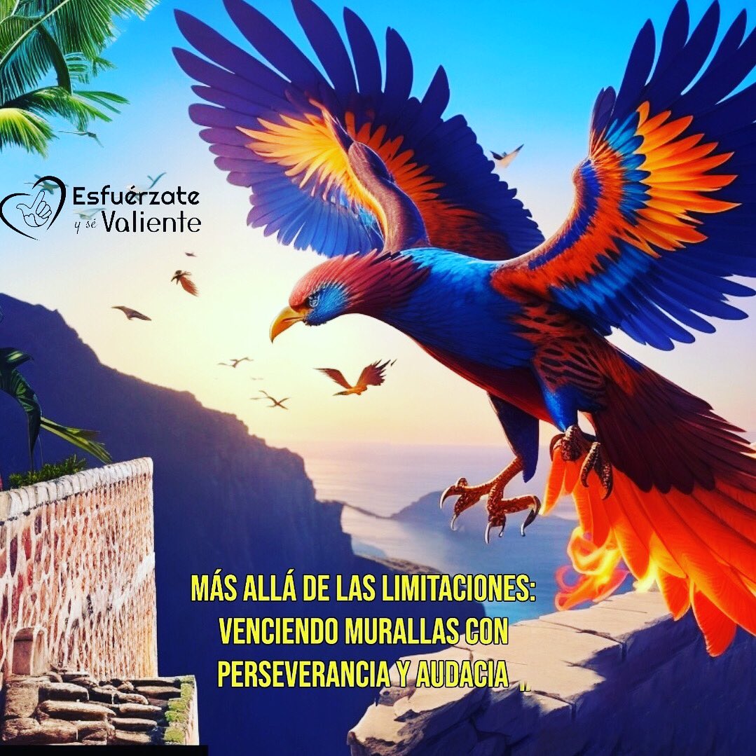 Valiente_crc's tweet photo. Un pájaro soñaba volar alto, pero murallas bloqueaban su camino. No se rindió, convirtió obstáculos en corrientes de aire. Atravesó las murallas, recordándonos que incluso lo imponente se supera con la estrategia correcta. ¡Vuela más allá de los límites! https://t.co/9j9TQm77CJ