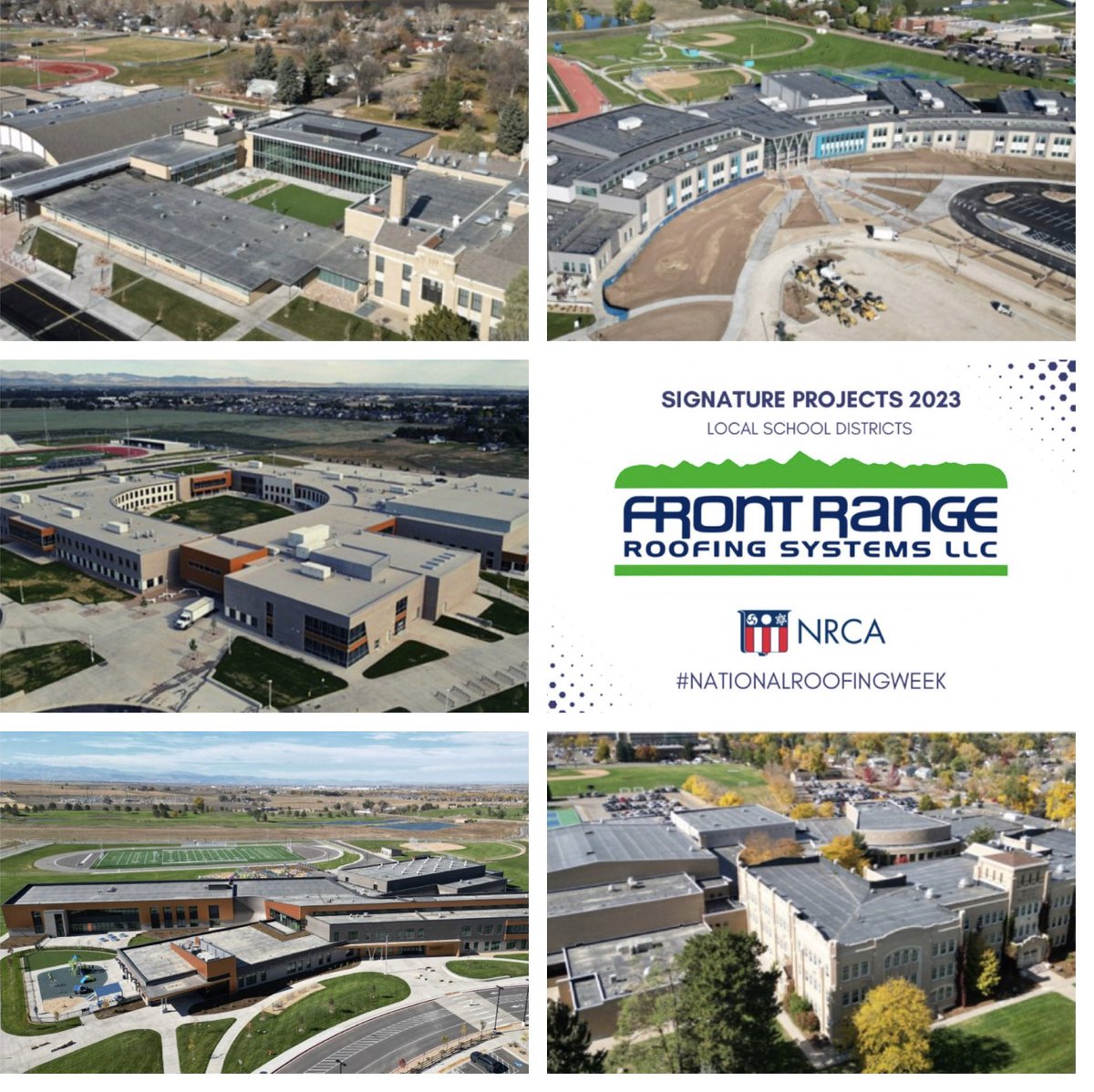 Check out some cool signature projects from NRCA member companies! #NationalRoofingWeek #myNRCA #roofingprotects @BoneDryRoofing @FRRSRoof