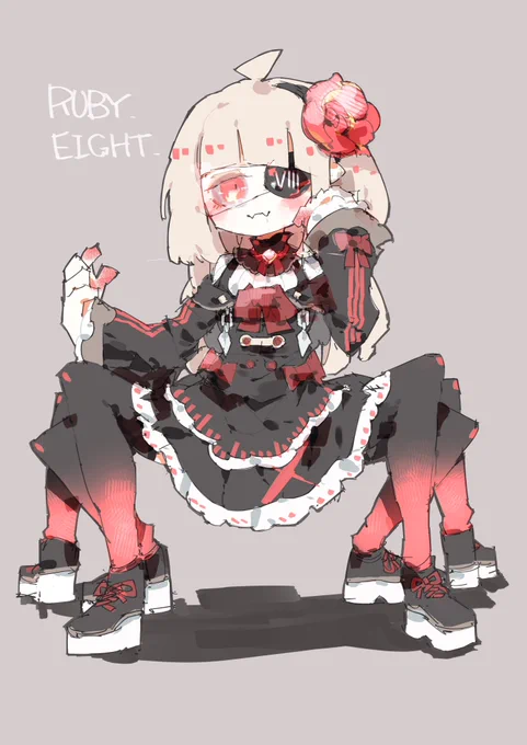 O.S.CHARACTERS  LECT(レクト) No.01 RUBY EIGHT BlooD.B(ルビーエイト) No.02 KITTEN BlooD.A(キトゥン) No.03 CASTIE BlooD.O(キャスティ)