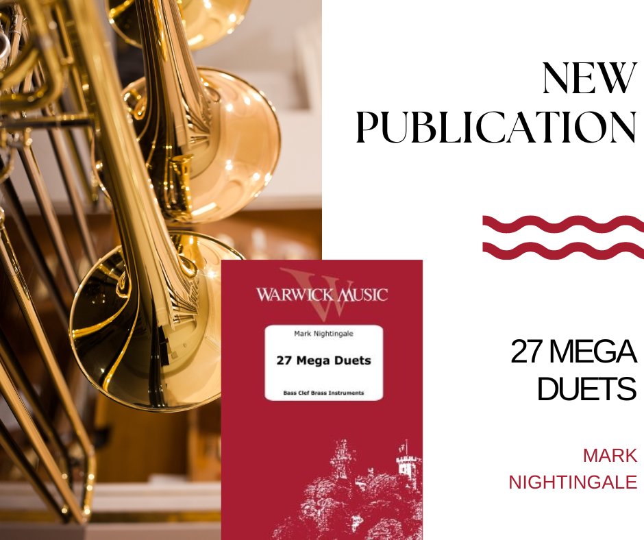 🎶 New Publication 🎶

These melodic duets are expanded and compiled from many of Nightingale's favourite studies written for various Warwick Music publications and are designed to be played by 2 same-pitched instruments! 

Download today - bit.ly/3oEl8RK