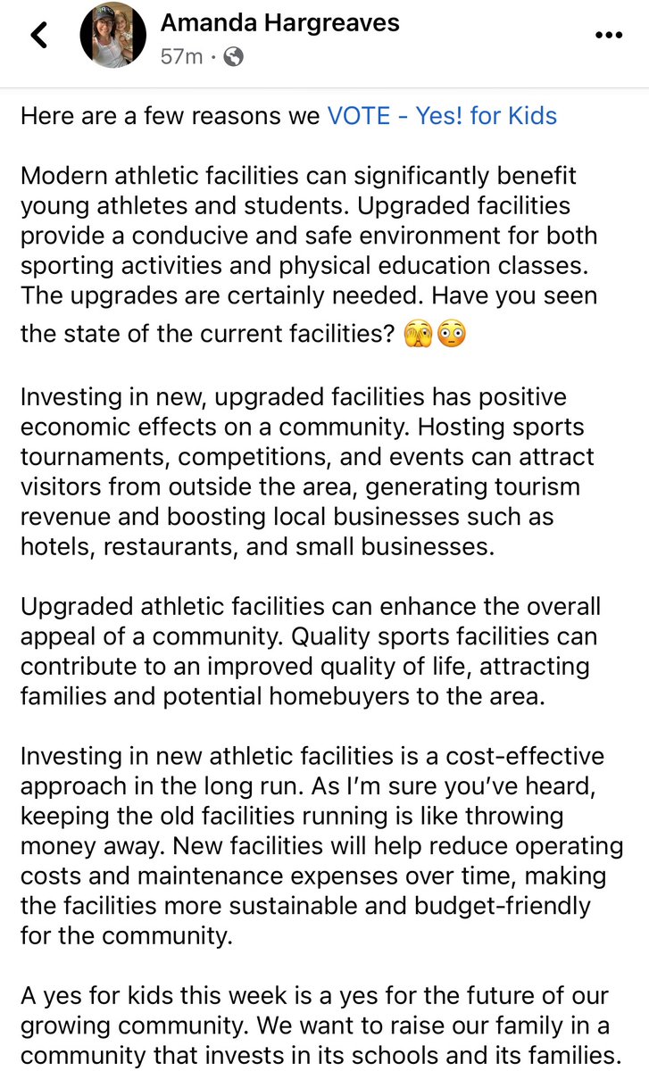 amanda12087's tweet image. We are voting YES! For Kids! @VoteYesMitchell