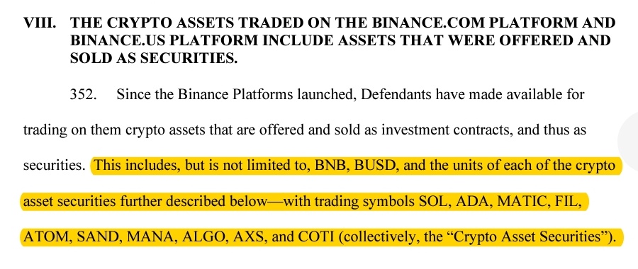 Les cryptomonnaies classées security selon la SEC